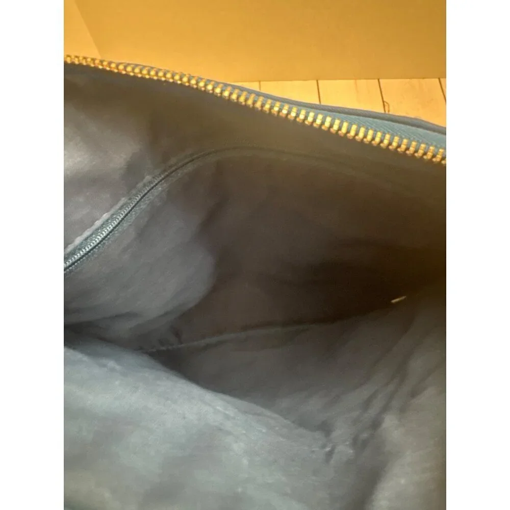 Escada Moon Sparkle Blue Nylon Medium Cross Body Shoulder Bag 11”x11” VGUC - Picture 4 of 4